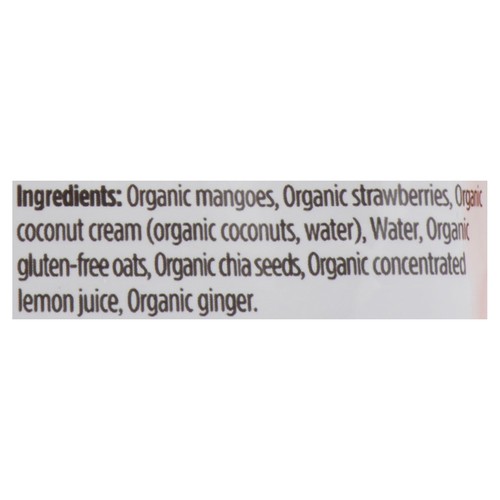 Love Child Organics Baby Food Mango Strawberry Coconut Cream 128 ml