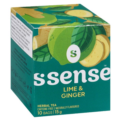 S Sense Tisane Herbal Tea Lime & Ginger 10 EA 