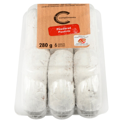 Compliments Powdered Donuts 280 g (frozen)