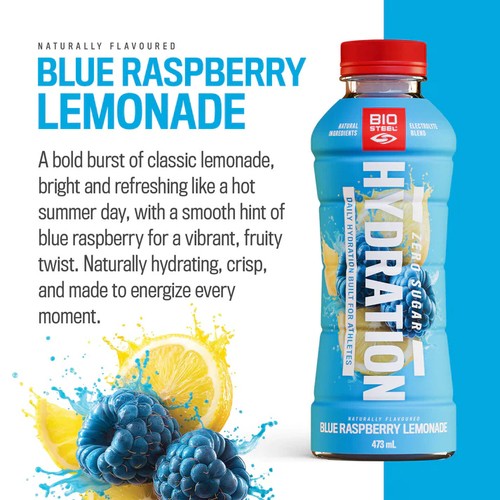 BioSteel Sports Drinks Raspberry Lemonade 473 ml