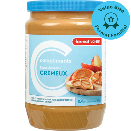 Compliments Light Smooth Peanut Butter 2 kg