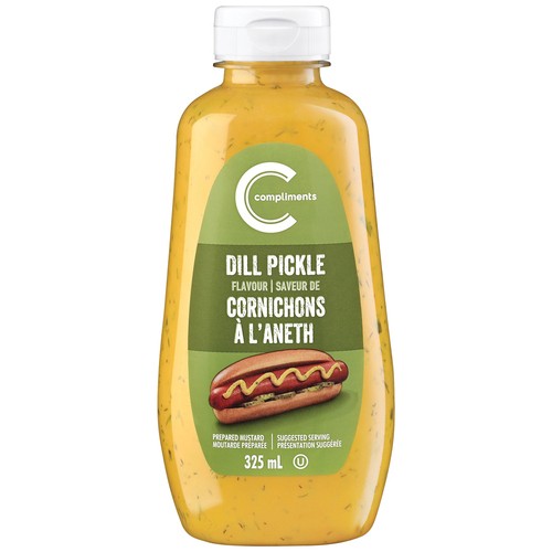 Compliments Mustard Dill Pickle 325 ml