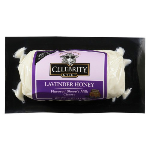 Celebrity Sheep's Milk Cheese Lavender Honey Flavored 113 g