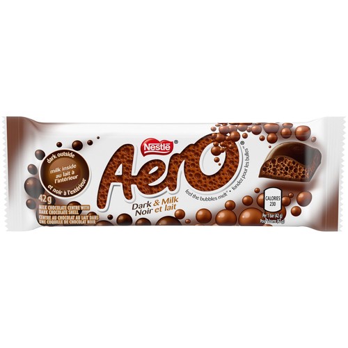 Nestlé Aero Chocolate Bar Dark & Milk 42 g