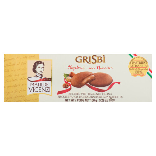 Grisbi Cream Classic Cookies With Hazelnut 150 g