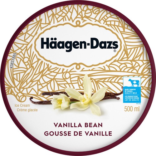 Häagen-Dazs Crème glacée à la gousse de vanille 500 ml