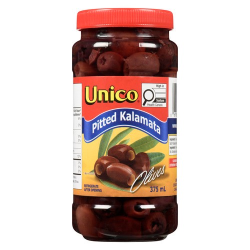 Unico Olives Pitted Kalamata 375 ml