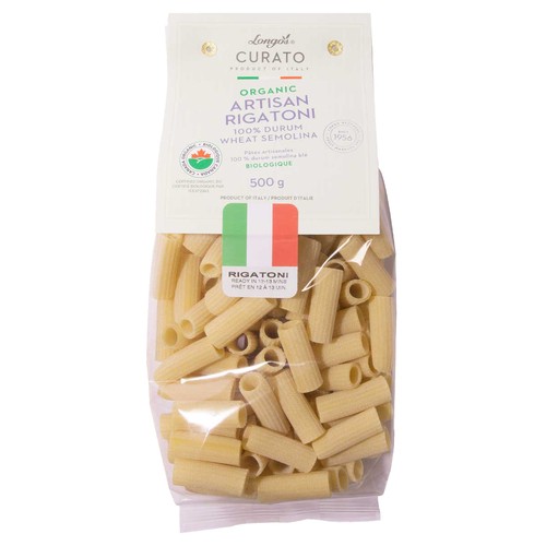 Longo's Curato Organic Rigatoni 500 g