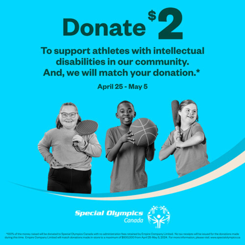 Voila Special Olympics Donation $2 