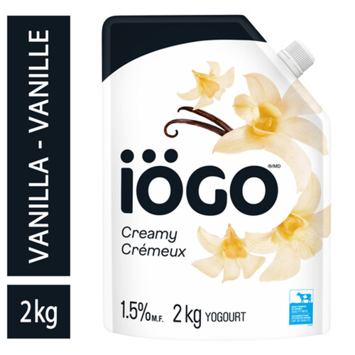 iÖGO 1.5% Creamy Yogurt Vanilla 2 kg