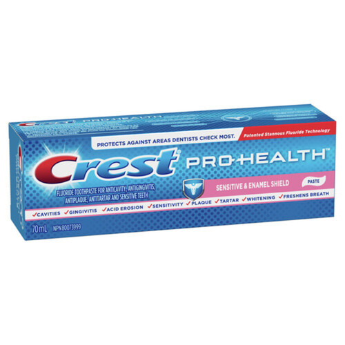 Crest Pro-Health Sensitive and Enamel Shield Toothpaste 70 ml