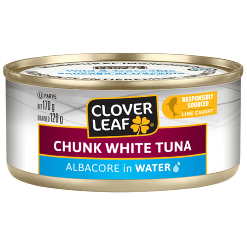 Clover Leaf Chunk White Tuna Albacore In Water 170 g