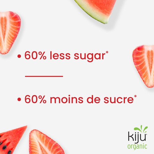 Kiju Organic Fruit Juice Strawberry Watermelon 4 x 200 ml