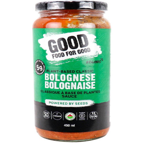Good Food Plant Based Classic Bolognese Sauce 450 ml