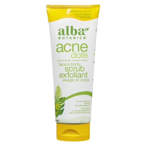 Alba Botanica Face & Body Scrub Acnedote 227 g