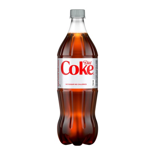 Diet Coke Soda 1 L (bottle)