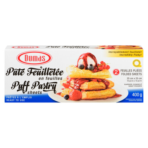 Dumas Frozen Puff Pastry Sheet 400 g