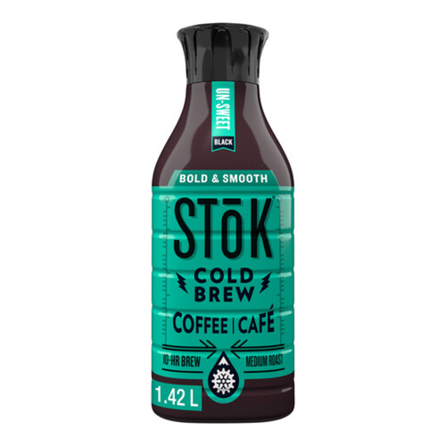 Stok Cold Brew Coffee Black Unsweetened 1.42 L