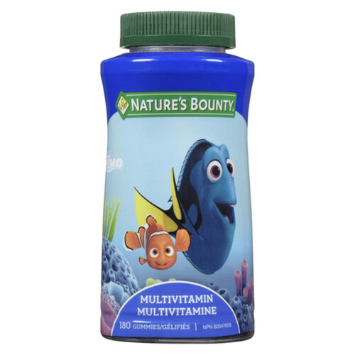 Nature's Bounty Multivitamin Disney Dory Gummies 180 Count