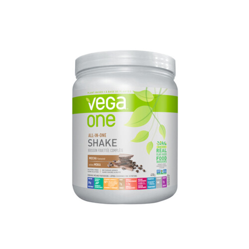 Vega One Gluten-Free All-In-One Protein Powder Shake Mocha 418 g