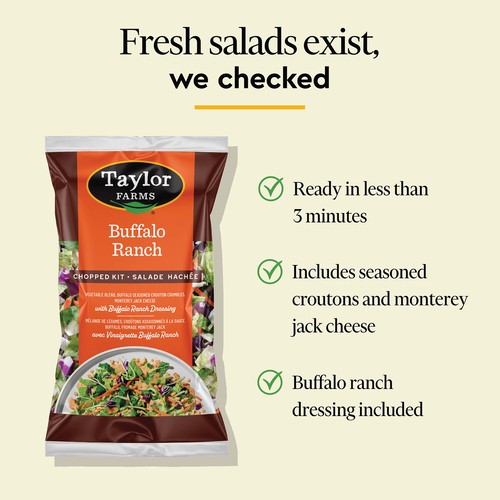 Taylor Farms Chopped Salad Kit Buffalo Ranch 383 g