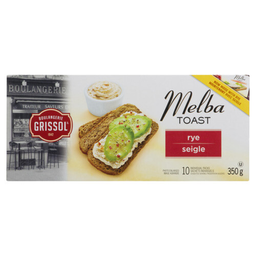 Grissol Melba Toast Rye 350 g