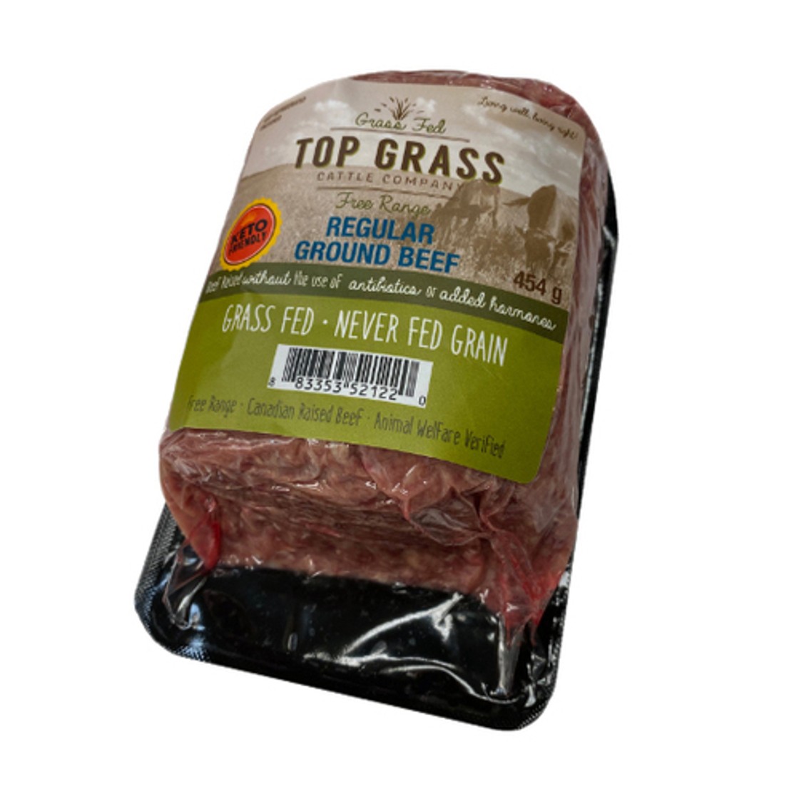 Top Grass Keto Ground Beef Regular 454 g - Voilà Online Groceries & Offers