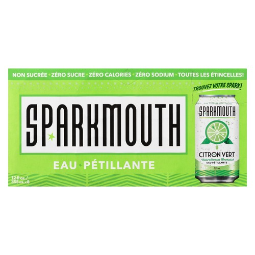 Sparkmouth Sprklng Water Lime Lime Sprklng Water 355 ml