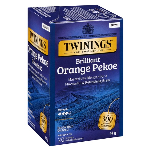 Twinings Black Tea Orange Pekoe 20 Tea Bags 