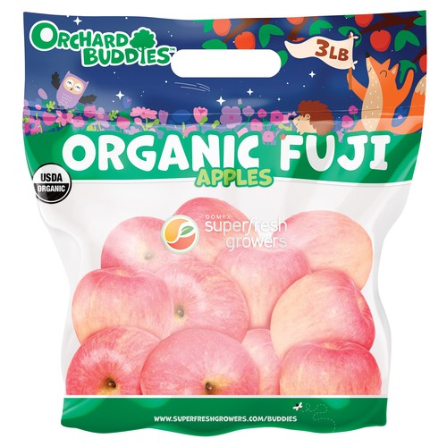 Lil Snappers Organic Apple Fuji 1.36 kg