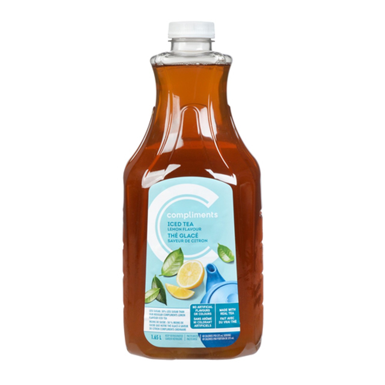 Compliments Iced Tea Less Sugar Lemon 1.65 L (bottle) - Voilà Online ...