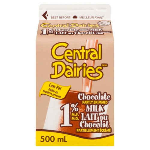 Central Dairies 2% Chocolate Milk 500 ml