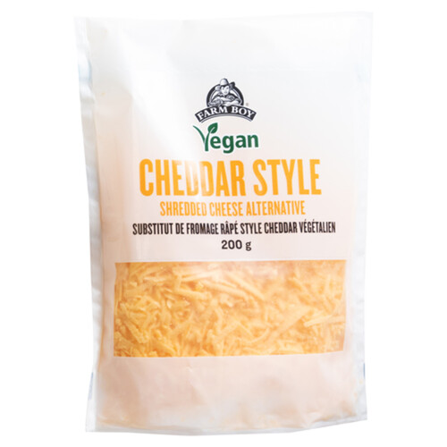 Farm Boy Vegan Cheddar-Style Shredded Cheese Alternative 200 g