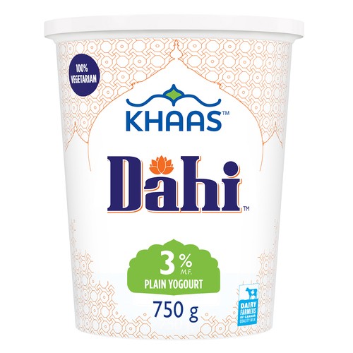 Khaas Dahi 3% Plain Yogurt 750 g