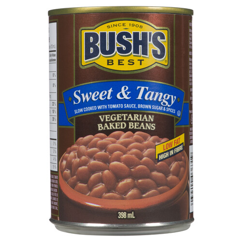 Bush's Best Vegetarian Baked Beans Sweet & Tangy 398 ml