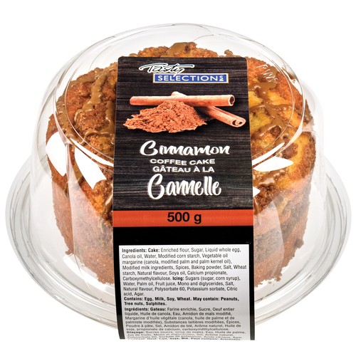 Tasty Selections Coffee Cake Cinnamon 500 g (frozen)