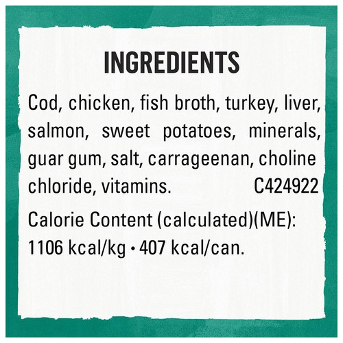 Beyond Ground Entre Wet Dog Food Alaskan Cod Salmon & Sweet Potato Recipe 368 g