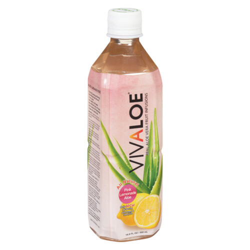 Vivaloe  Juice Pink Lemonade 500 ml (bottle)