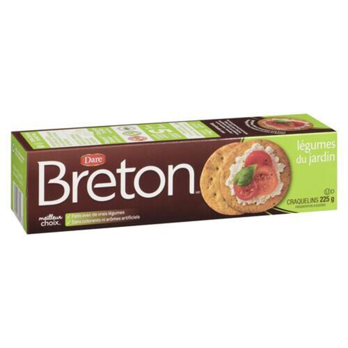 Dare Breton Crackers Garden Vegetable 225 g