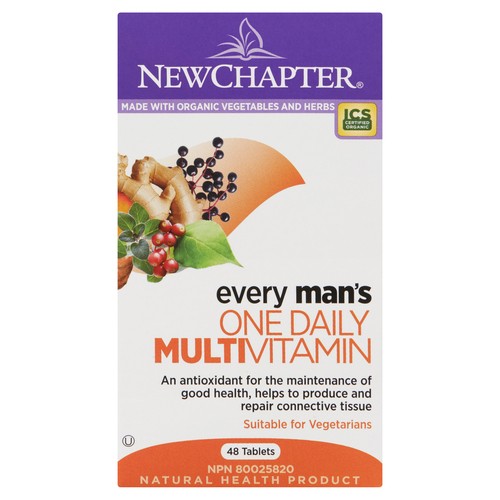 New Chapter One Daily Every Man Multivitamin 48 Tablets