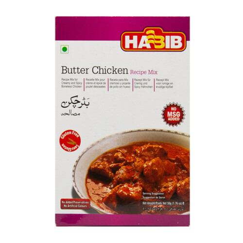 Habib Gluten-Free Recipe Mix  Butter Chicken 50 g