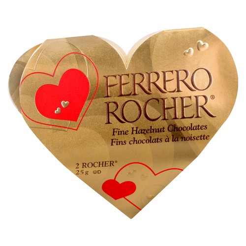 Ferrero Rocher Chocolate Hearts Fine Hazelnut 25 g