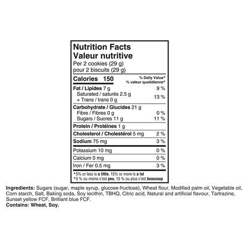 Oreo Sandwich Cookies Maple Creme Real Quebec Maple Syrup 261 g