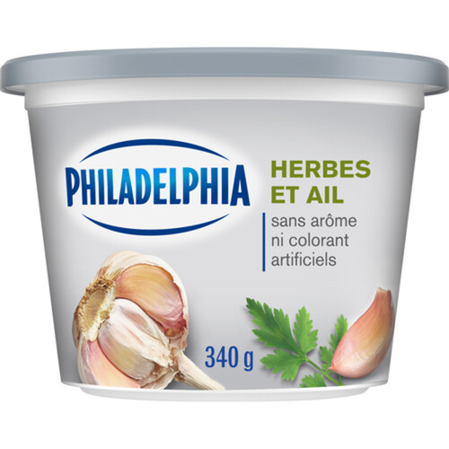 Philadelphia Cream Cheese Herb & Garlic 340 g Voilà Online Groceries & Offers
