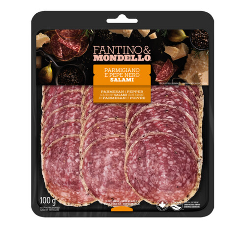 Fantino & Mondello Dry Salami Parmigiano E Pepe Nero 100 g