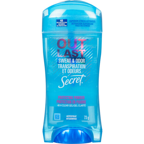 Secret Outlast Deodorant Clear Gel Protecting Powder 73 g