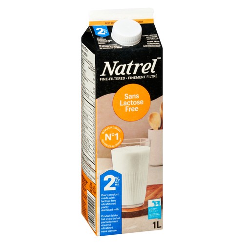 Natrel Lactose-Free 2% Milk 1 L