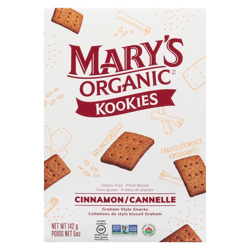 Mary's Organic Kookies Graham-Style Snack Cinnamon 142 g