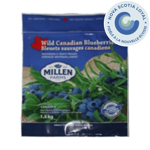 Millen Farms Wild Frozen Blueberries 1.5 kg