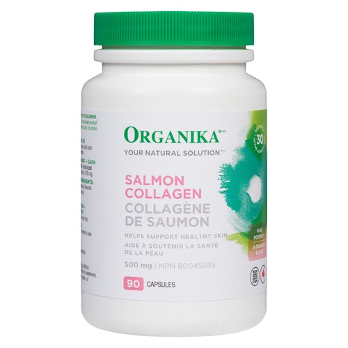 Organika Health Products Salmon Collagen 90 Capsules